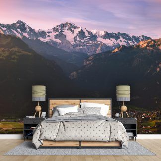 Алпите - Фототапет - Макет в спалня