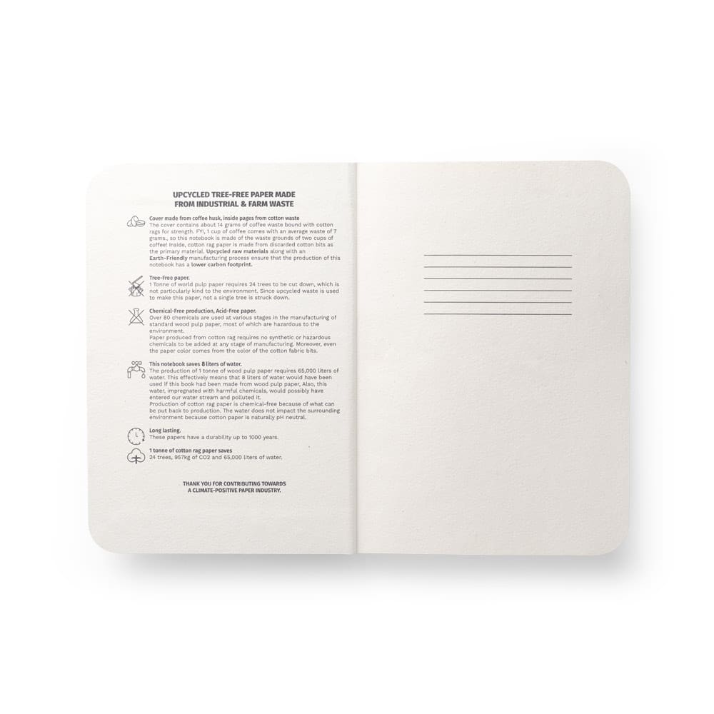 Coffeepad Semi-Rigid - A5 екологичен тефтер от кафеени люспи - Image 3